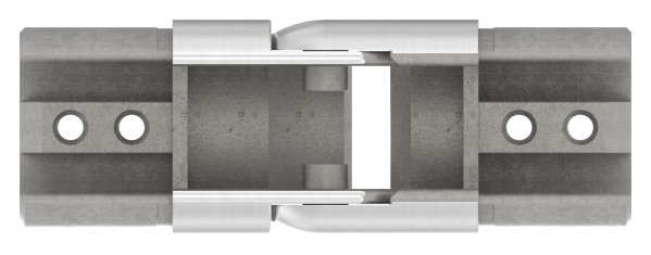 Verbinder flexibel - aufwaerts 25-55° - fuer Nutrohr Ø 42-4 mm - V2A-12-2307.4