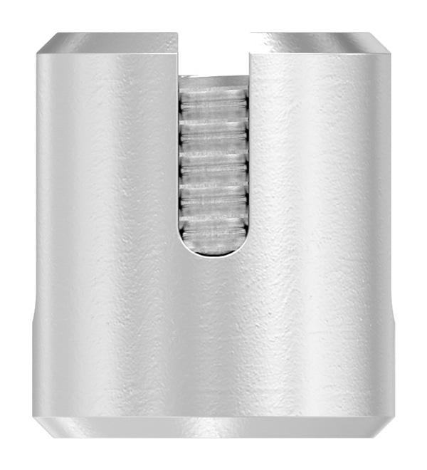 Kreuzklemme Edelstahl V4A fuer Seil Ø 3 mm-88.11100071003