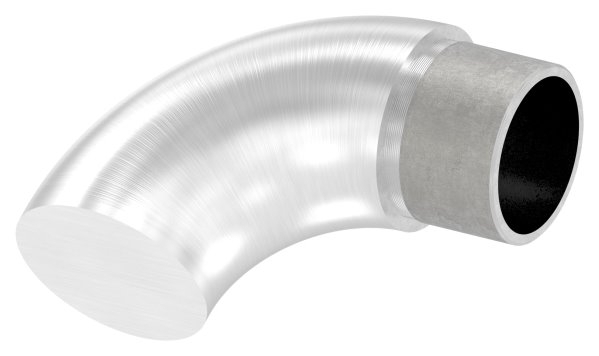 Endbogen V4A fuer Rohr 33-7 x 2-0 mm 90° flach zum Stecken-88-1156201-320.V4A