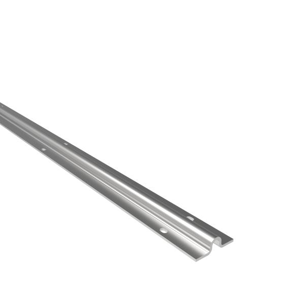 Bodenlaufschiene Edelstahl V2A 55x40 mm L=6000 mm U-Rille R10-89-11H839U6000-A.4