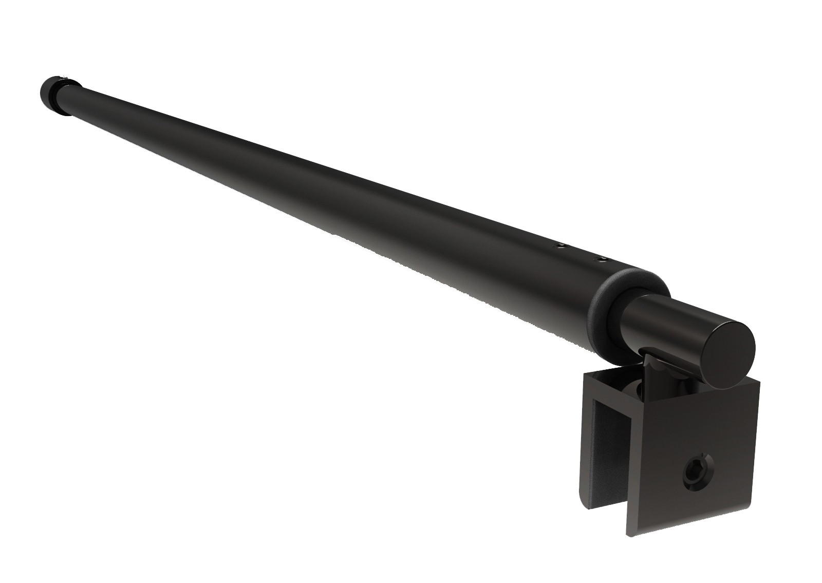 Stabilisierungsstange Dusche Edelstahl schwarz- Ø 22 mm- 750-1040 mm-89-11GSBLACKZP925S-A.4