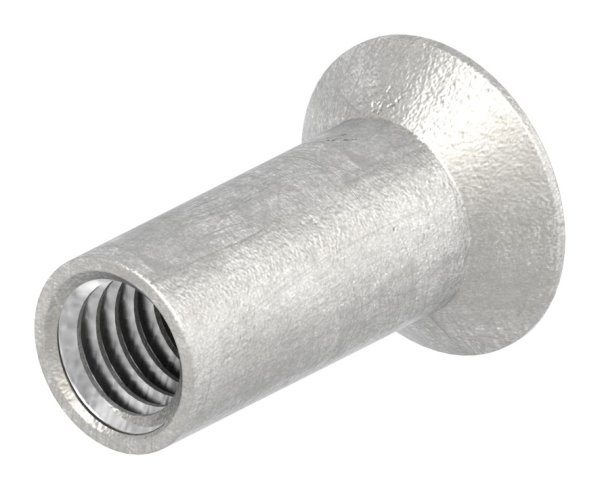 Huelsenmutter Edelstahl V2A M4x12 Senkkopf Innensechskant-88-1158382-240.4