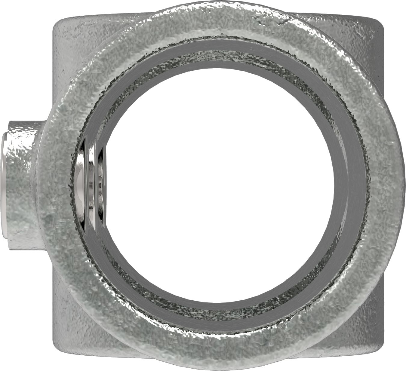 Rohrverbinder - Kreuzstueck durchgehend - 119E60 - 60-3 mm - 2- - Feuerverzinkt u. Elektrogalvanisiert-119E60