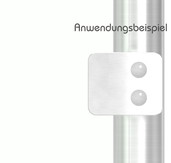 Sichtschutz Endglasklemme Mod- 26- in V2A-88-1126-EK.V2A