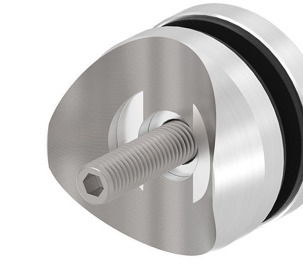 Glaspunkthalter Ø 52 mm- V2A- Anschluss- Rohr Ø 48-3 mm-10-5148.4