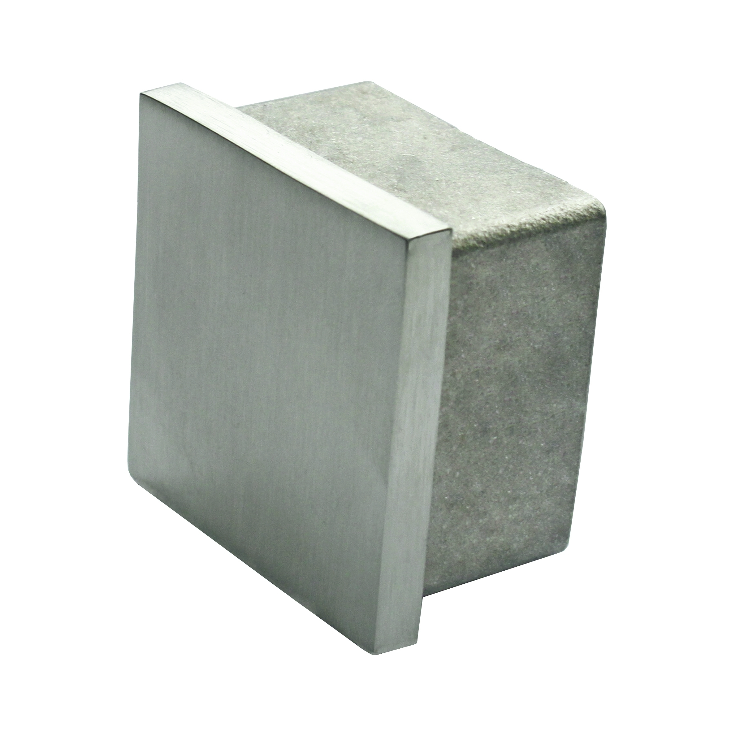 Endkappe fuer Rohr- 30x30x2-0 mm zum Kleben V2A-11-2402-A.4