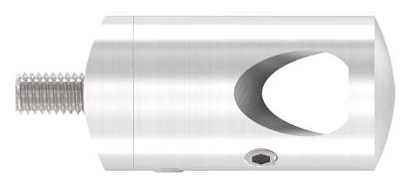 Querstabhalter V2A Edelstahl – 90° Aussenecke fuer Anschluss 42-4 mm passend fuer Rundstaebe 12 mm inkl- Maden- - Befestigungsschrauben-88-1150400-240A.AE