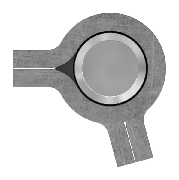 Anschweissband - 2-teilig - Tragkraft- 350kg - Stahl S235JR- roh-30-3933.8