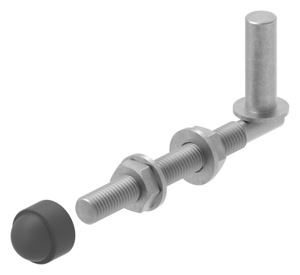Einhaengeband Torband zum Durchschrauben fuer Ø 13mm- Laenge 120mm-88-11961-13.120