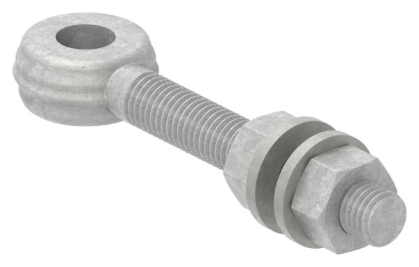 Torband Augenschraube M12 x 95 mm - Komplett Feuerverzinkt - inkl- Muttern - Scheiben-30-3521.8