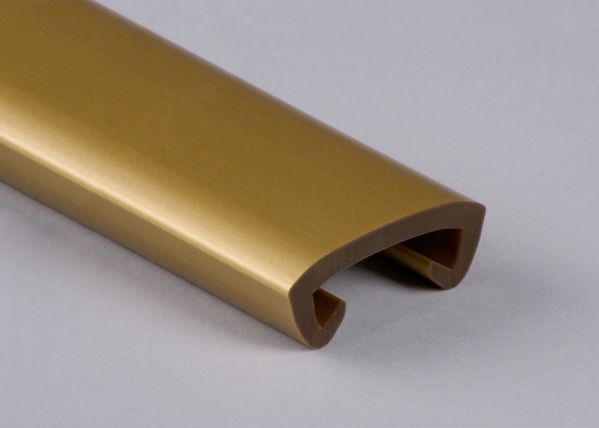 Kunststoffhandlauf fuer 40 x 8mm- gold- 25 Meter-88-11C408.020