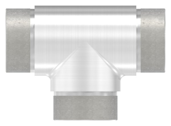 T-Stueck V2A Ø 48-3x2-0 mm Steckfitting egal-11-3677.4
