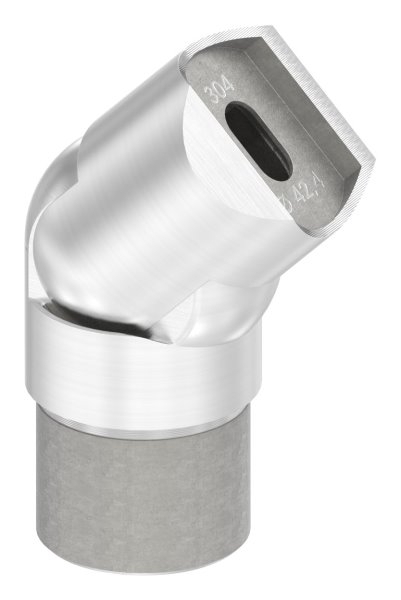 Gelenkstueck V2A fuer Rohr Ø 42-4 x 2-0 mm zum Anschrauben geschliffen K240-88-1156257-320.42
