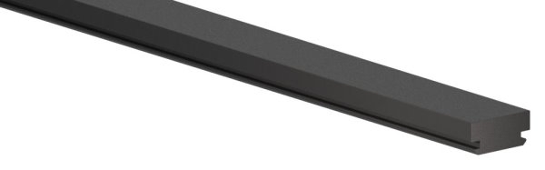 Vordach Montage-Set Edelstahl Aluminium EPDM fuer Glas 17-52 mm L = 2005 mm eleganza canopy-88-11VDE-GU-2000.17