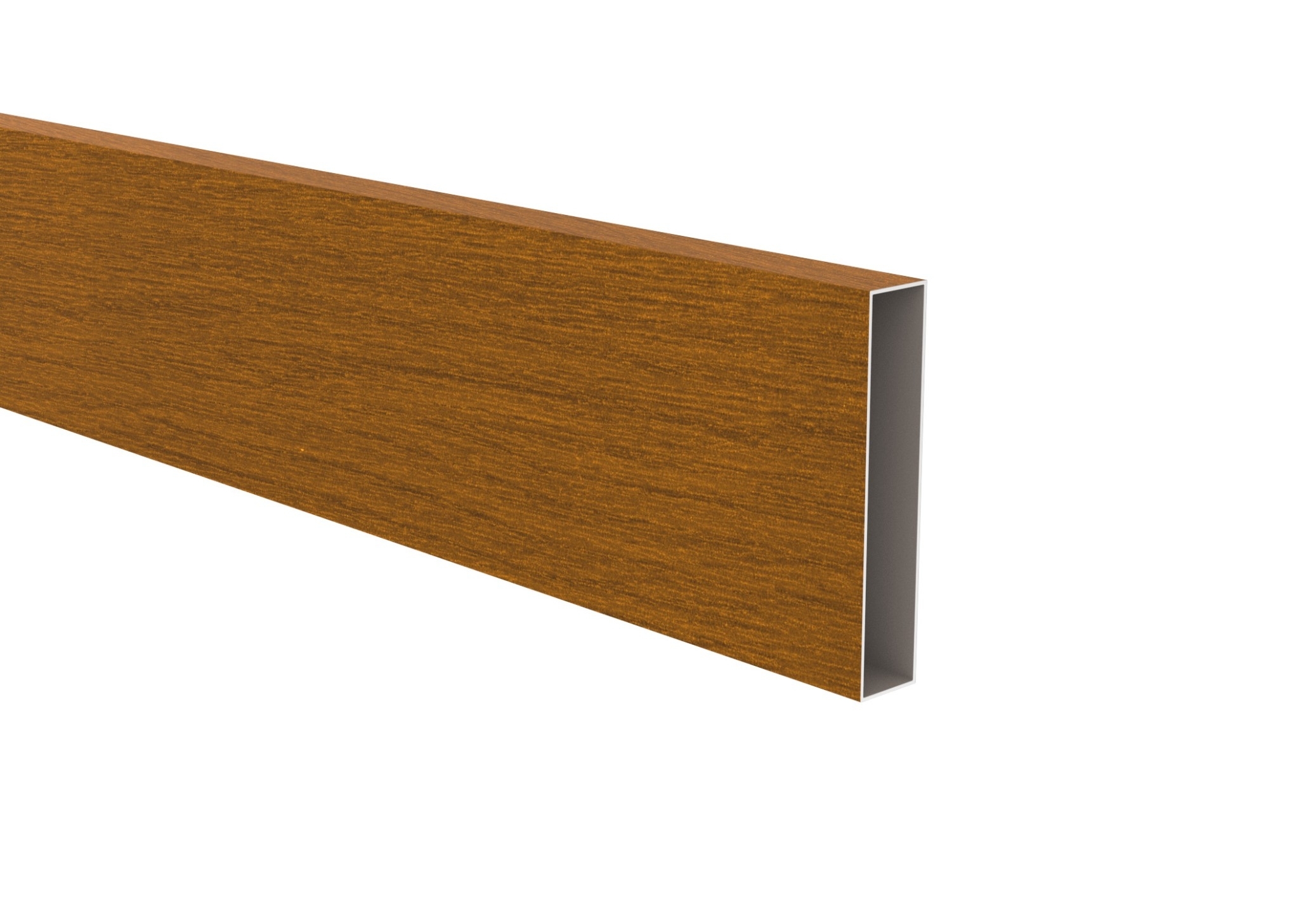 Zaunfuellung Aluminium 20 x 100 x 1-2 mm 6-0 m Holzdekor GOLDENE EICHE-89.FGS20X100X126000W03