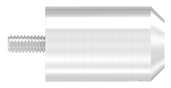Querstabhalter Edelstahl V2A Bohrung Ø 12-5 mm flacher Anschluss geschliffen Korn 240-88-1150535-240.00