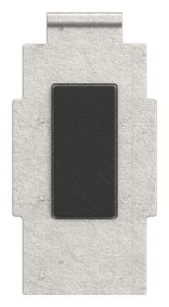 1 Sicherungsboden zu Glasklemme 63x45x30 mm AbZ V2A-10-2414.4