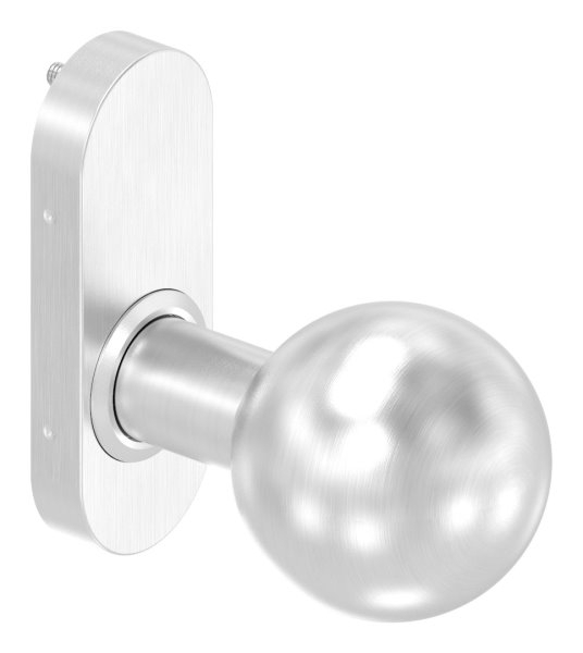 Tuerdruecker gerade mit Kugel Ø 50 mm drehbar V2A-11-3516.4