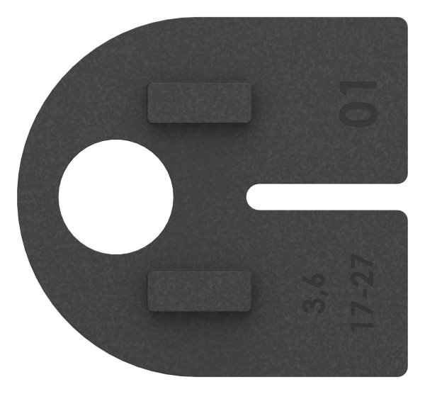 1 Paar Gummis zu Glasklemme 63x45x30 mm AbZ fuer 10-76 mm Glas VSG-10-2411.0