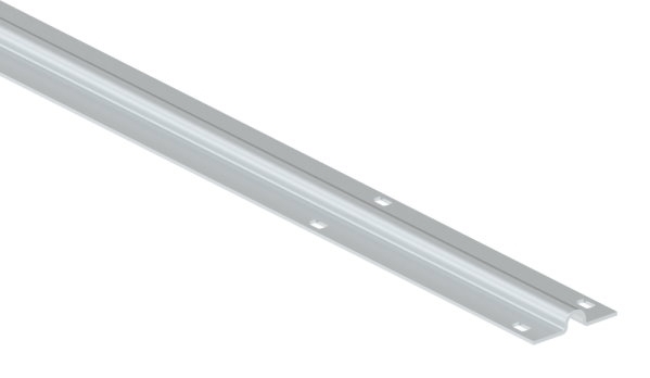 Laufschiene zum Aufschrauben mit Ø 20mm- extrabreit- Laenge 3m- verzinkt-88.1110201515