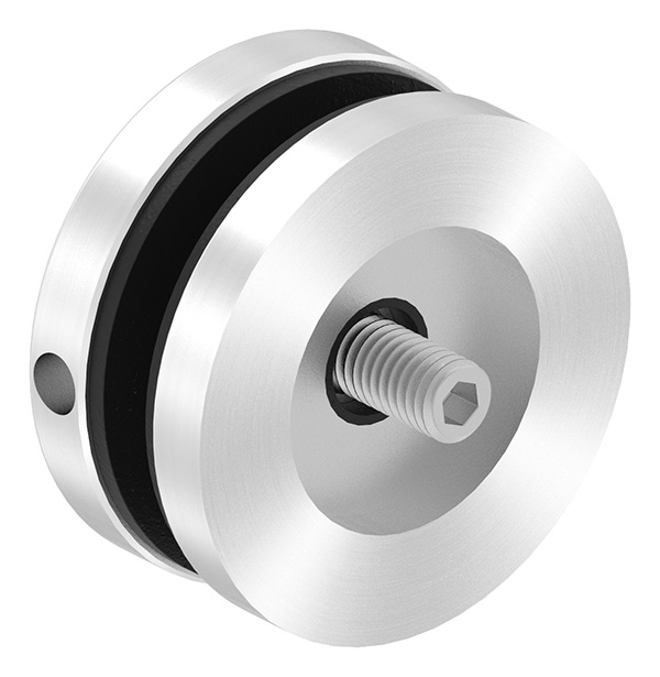 BRENK-fix® Ober- und Unterteil Ø 52mm zu Glas-Halter- ALU-88-11BR-OT52.ALU