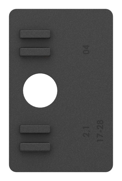 1 Paar Gummis zu Glasklemme 60x70x45 mm AbZ fuer 21-52 mm Glas VSG-10-3322ABZ.0