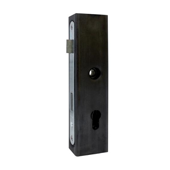 Einsteckschlosskasten Stahl 50 x 30 mm ohne Tuergriff Rohzustand-89-11B15950X30-A.4