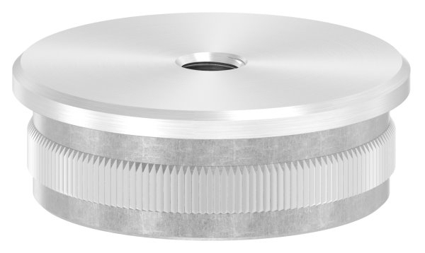 Rohrstopfen fuer Ø 48-3x2-0 mm flach mit M8 zum Einschlagen V2A-11-5242.4