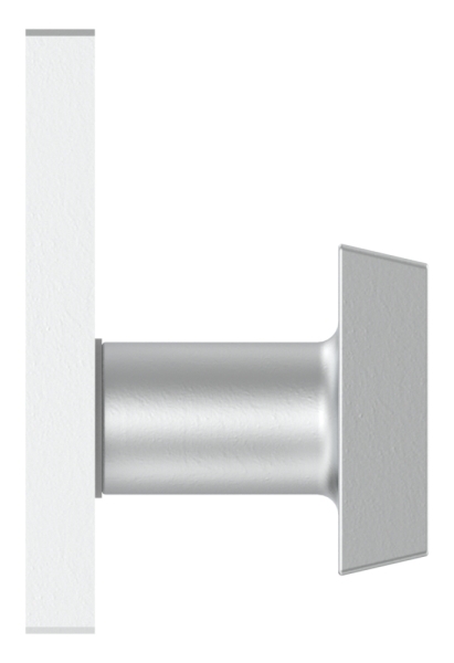 Alu-Tuerdruecker - gerade - drehbar - Aluminium EV1-12-3052-D.6