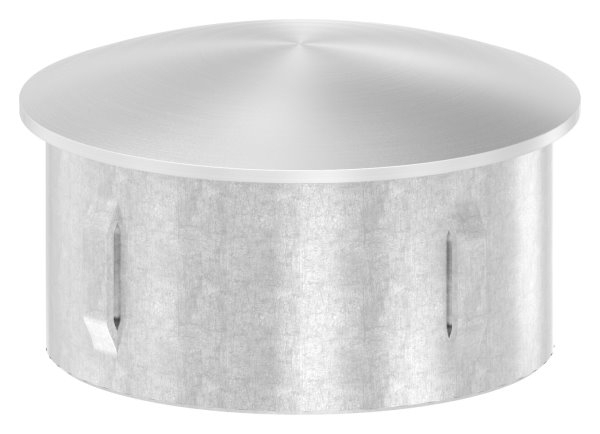 Rohrstopfen fuer Ø 60-3x2-0-2-5 mm leicht gewoelbt zum Einschlagen V4A-11-4109.1