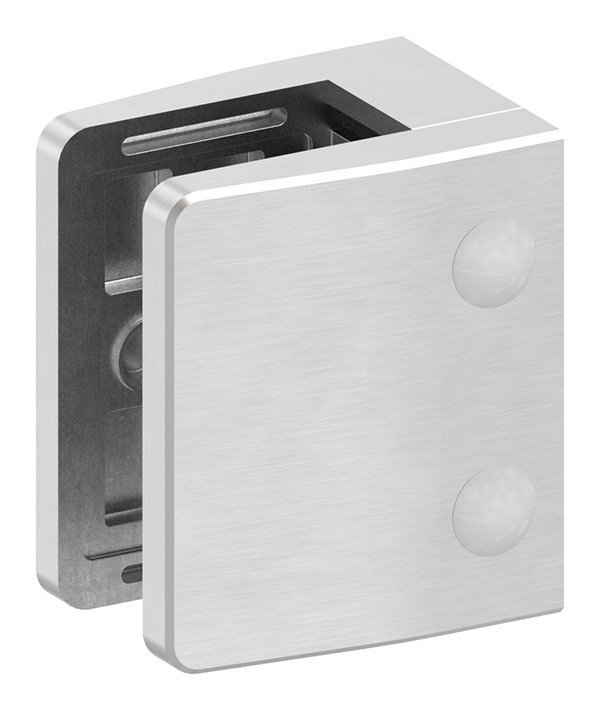 Glasklemme 60x70x45 mm AbZ fuer Anschluss flach V2A-10-3300ABZ.4