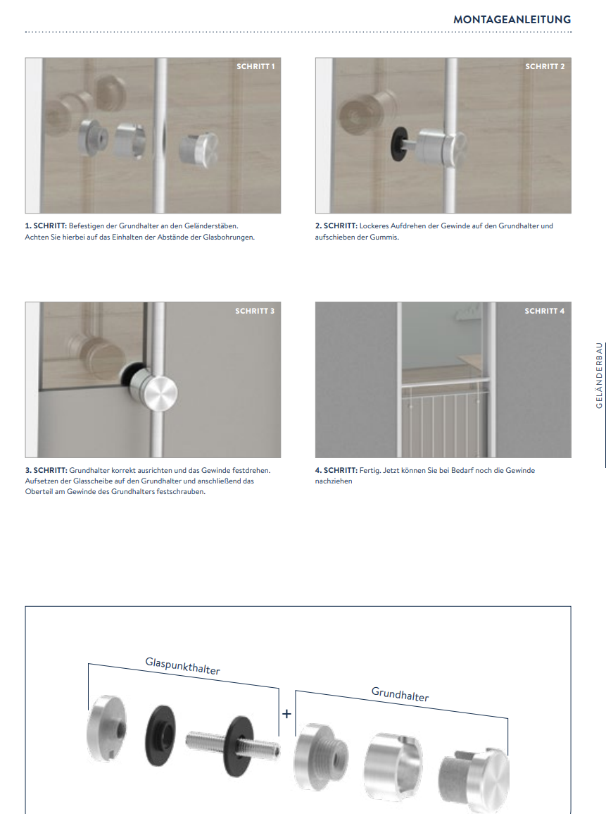 BRENK-fix® Grundhalter fuer Staebe Ø 20mm- V2A-88-11BR-R20M8.V2A