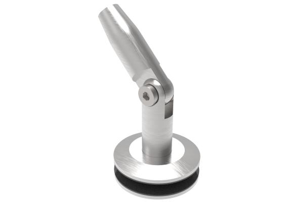 Vordach-Glaspunkthalter Edelstahl AISI 316 M12 mit Schliff-89-11A14PR60M12-A.4