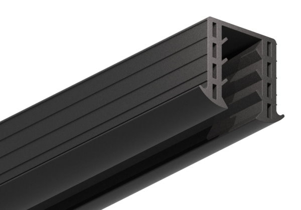 Keildichtung EPDM fuer Glas 16-76–17-52 mm- Nut 34x34 mm- L = 6000 mm-88-1160372-GU.6M