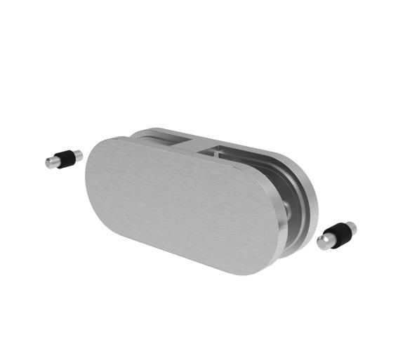 Glasklemme Edelstahl AISI 316 geschliffen fuer Glas 6-12-76 mm Modell 25-89-11A142500700-A.4