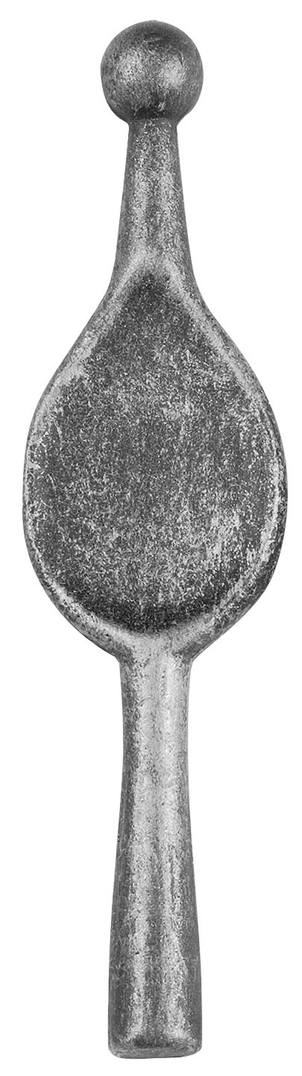 Zaunspitze - Hoehe- 180 mm - Material- Ø 16 mm - Stahl S235JR- roh-30-2506.8