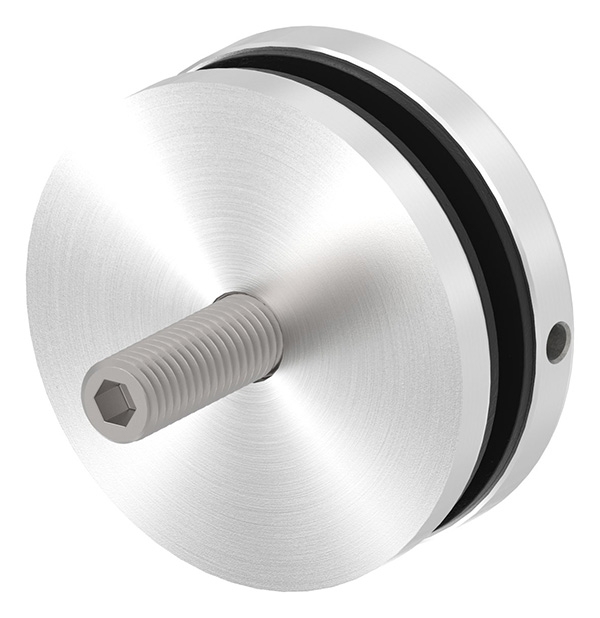 Glaspunkthalter Ø 72 mm- V2A- Anschluss- Flach mit AbP-10-5200.4