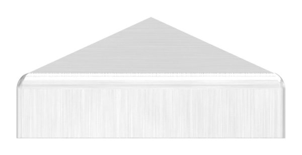 Pfostenkappe Edelstahl fuer Vierkantrohr- 40x40 mm geschliffen V2A-11-2571.4