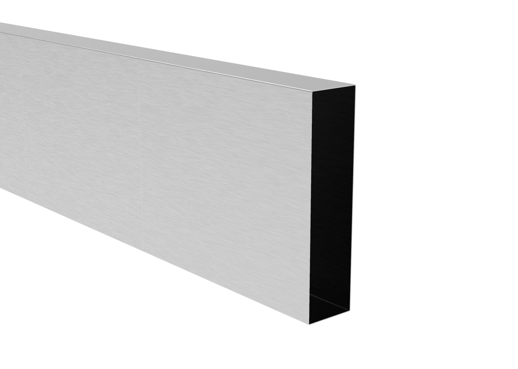 Edelstahlprofil AISI 304 20 x 80 x 0-8 mm 6000 mm geschliffen-89-11A20X80X086000-A.4