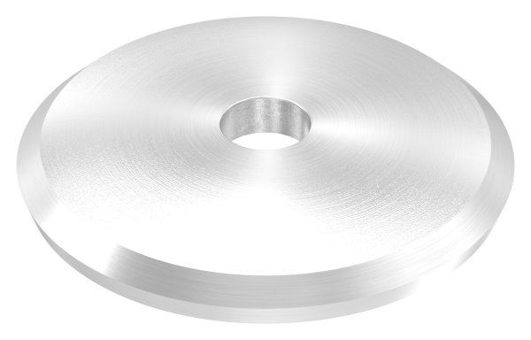 Ankerplatte Ø 58 x 5 mm gewoelbt mit Zentrierbohrung- Ø 10 mm V2A-11-2207.4