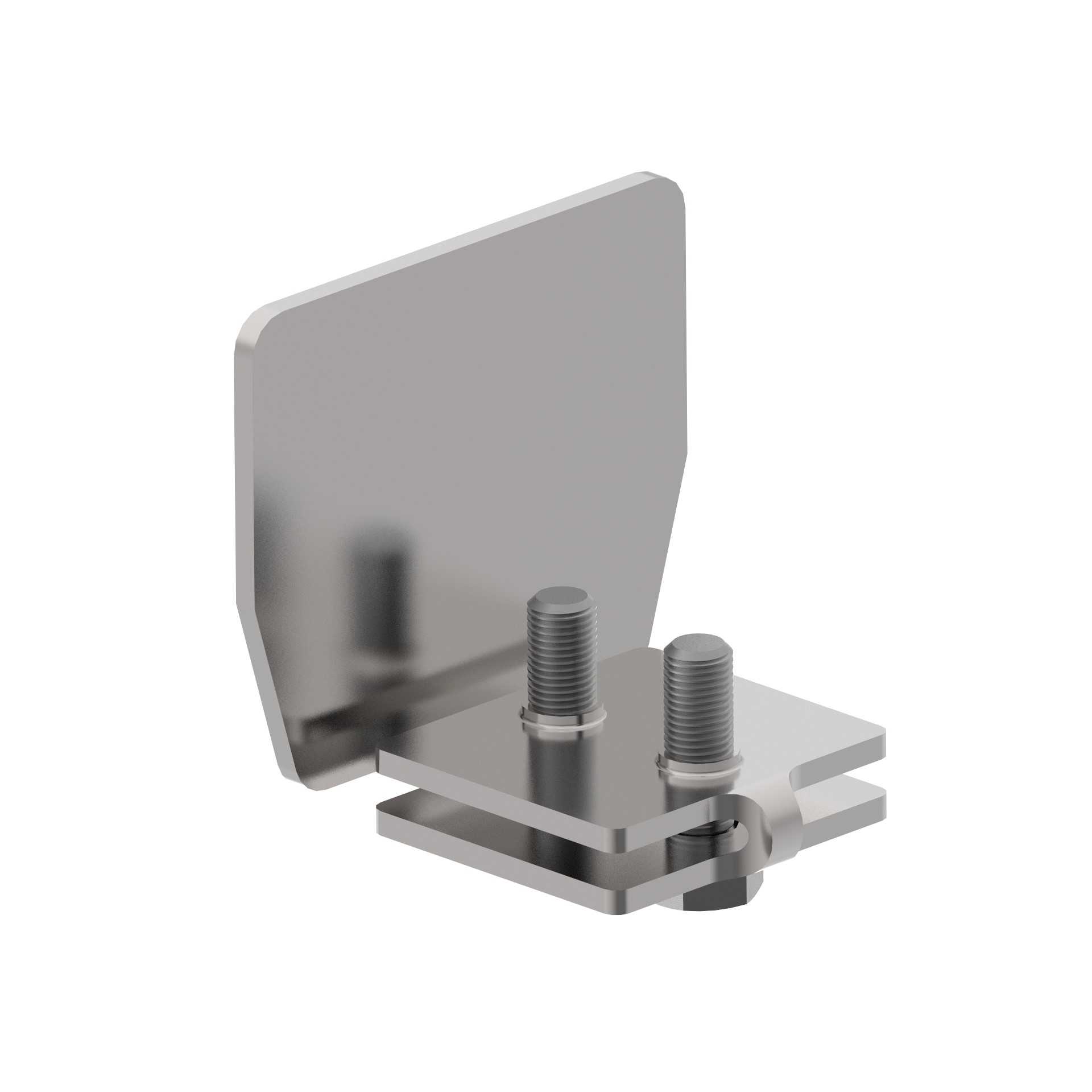 Endanschlag fr Laufschiene Stahl verzinkt fr Profil 94 x 85 mm-89-11H4094X85P-A.4