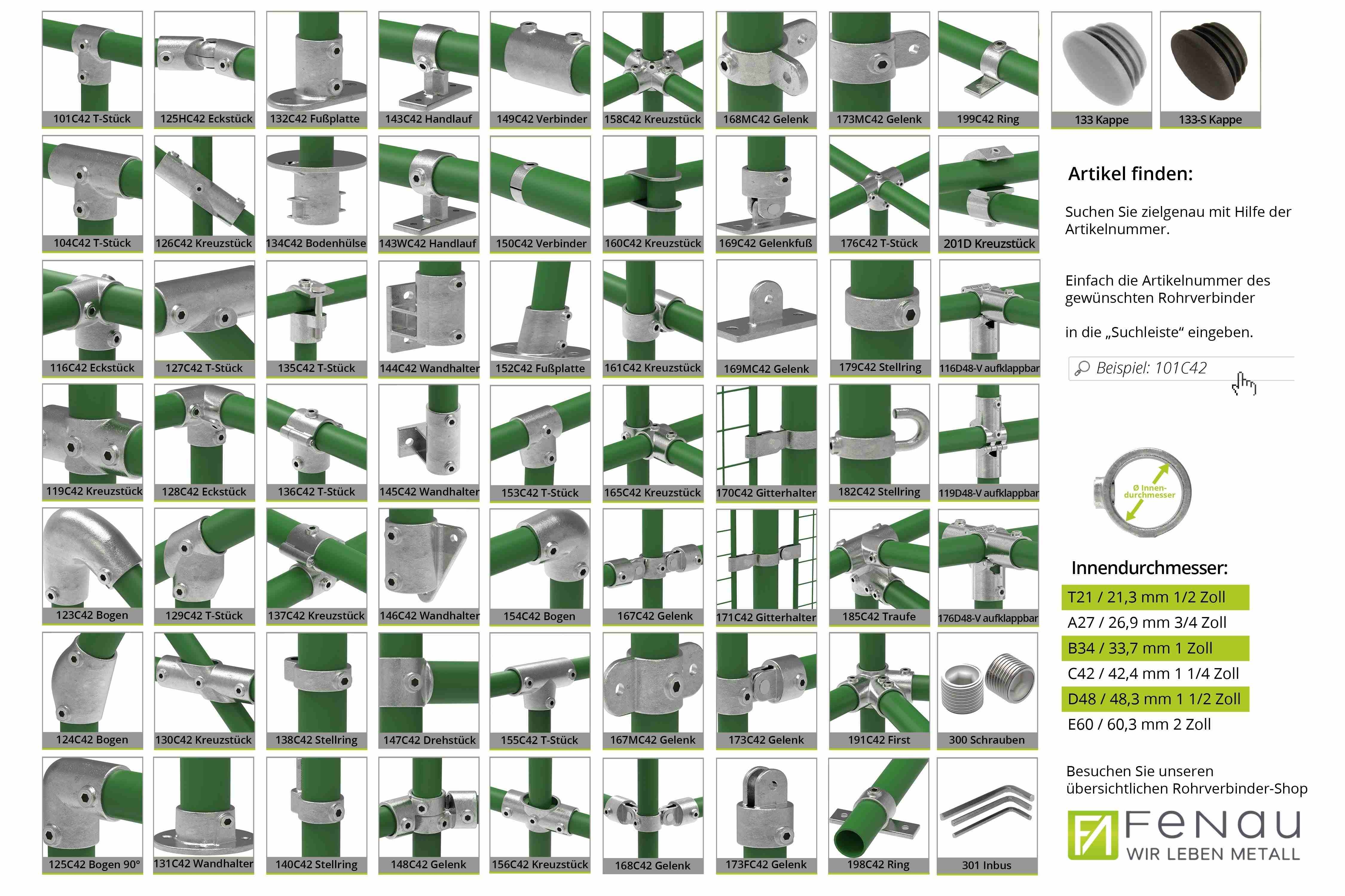 Verlaengerungsstueck aussen 33-7 mm; 26-9 mm 1-; 3-4- Zoll Feuerverzinkt u. Elektrogalvanisiert-149B34-A27