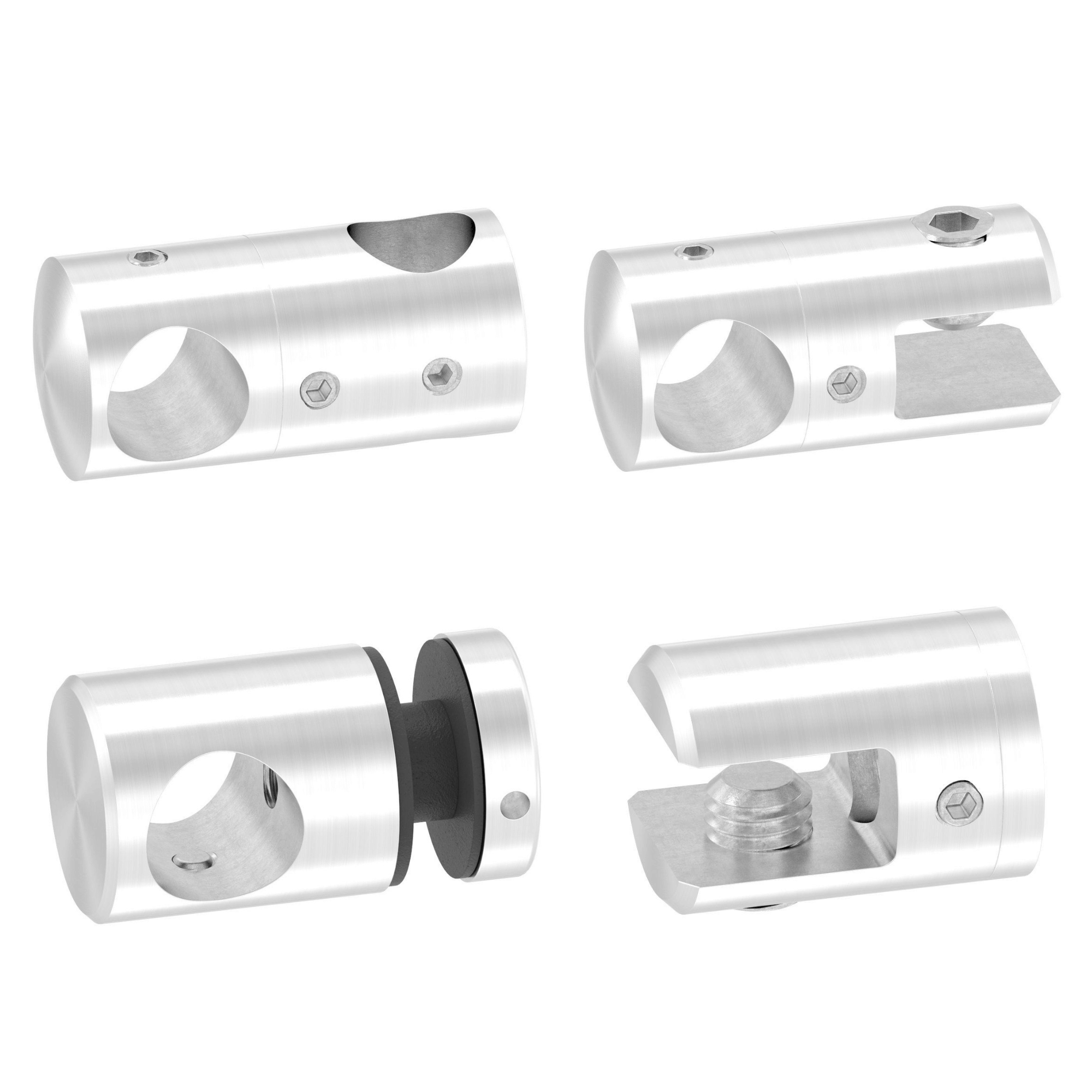 Multifacético, vidrio y placas