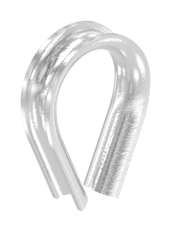 Kausche - fuer Seil Ø- 2 mm - 8 mm - V4A-11.2985