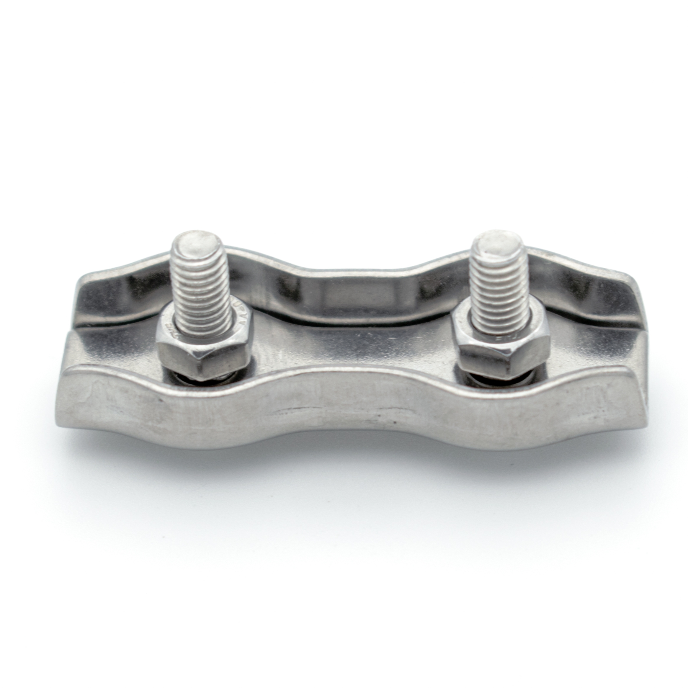 Duplex Drahtseilklemme 2 mm V4A- VPE 50 Stueck-66-64-411.8284402