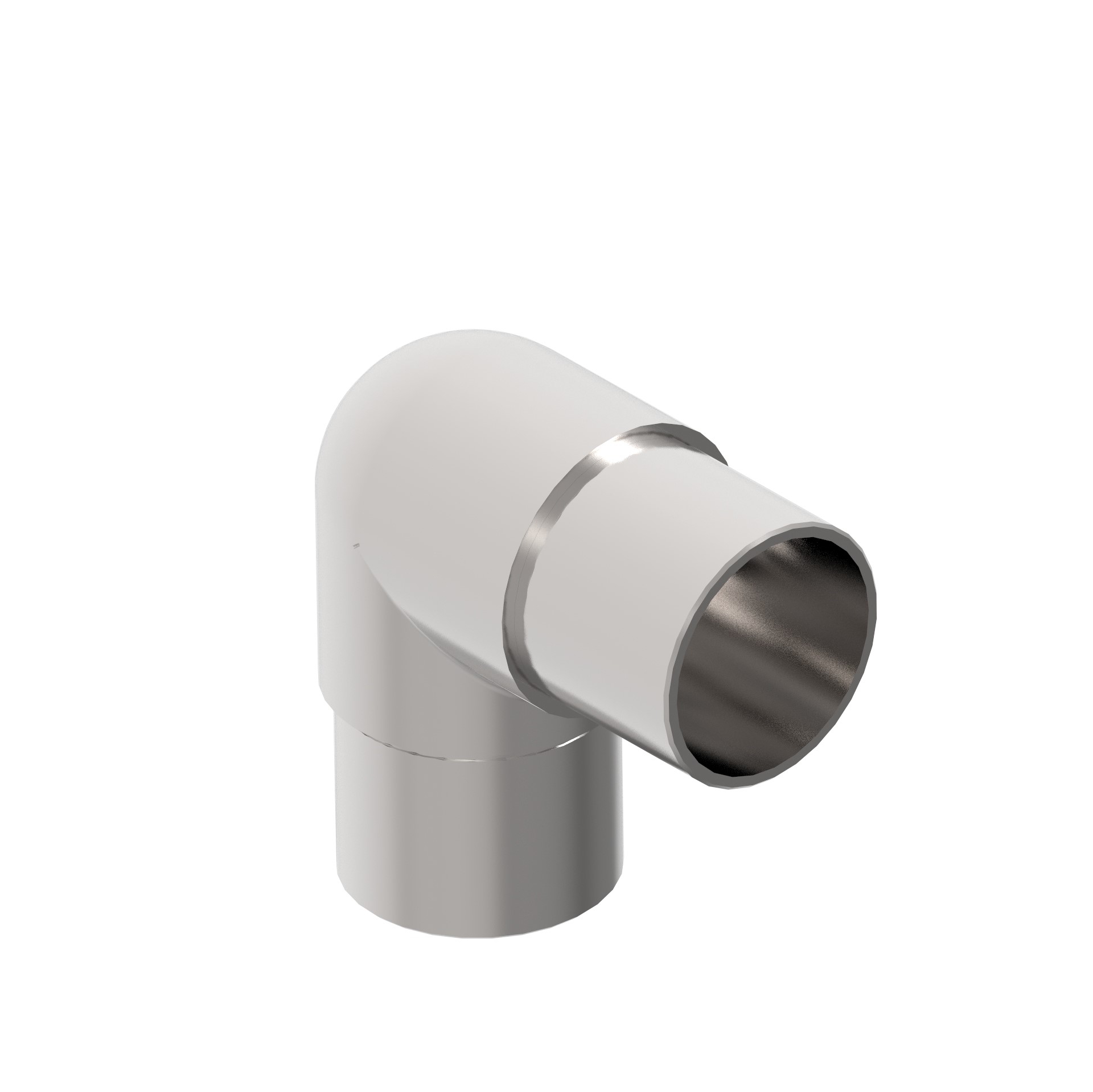 Einsteckbogen 90 Grad Edelstahl AISI 304 fuer Rohr D 33-7x2 mm geschliffen-89-11A0303233-A.4
