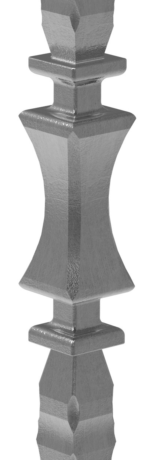 Anfangsstab Laenge- 1200 mm Material- 25x25 mm Stahl S235JR- roh-30-1002.8