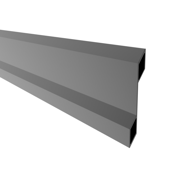 Zaunlamelle Aluminium 20 x 120 x 7000 mm pulverbeschichtet RAL 7016 Anthrazit-89.FGL2S20X1207000R7016