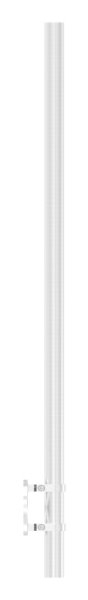 Gelaenderpfosten seitliche Montage fuer 5 Querstabhalter M6 Laenge- 1190 mm V2A-14-0021.4