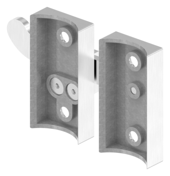 Tuerriegel fuer Rohr 42-4mm- V4A-88-1156521-V4A.42